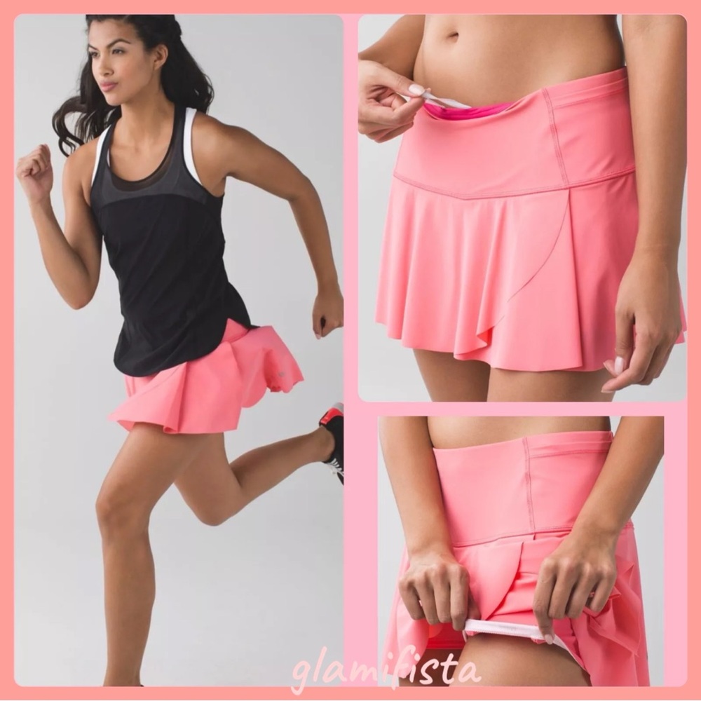 Lululemon Hit Your Stride Skirt Pink size 6